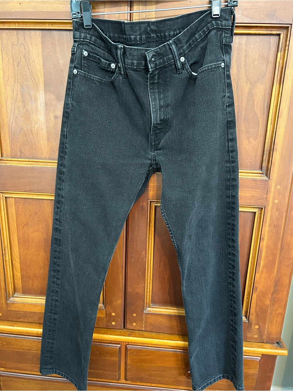 Levi's 513 Straight Black Men's Jeans. Size 32 /30